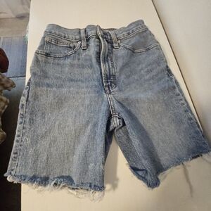 Madewell Light Blue Denim Shorts